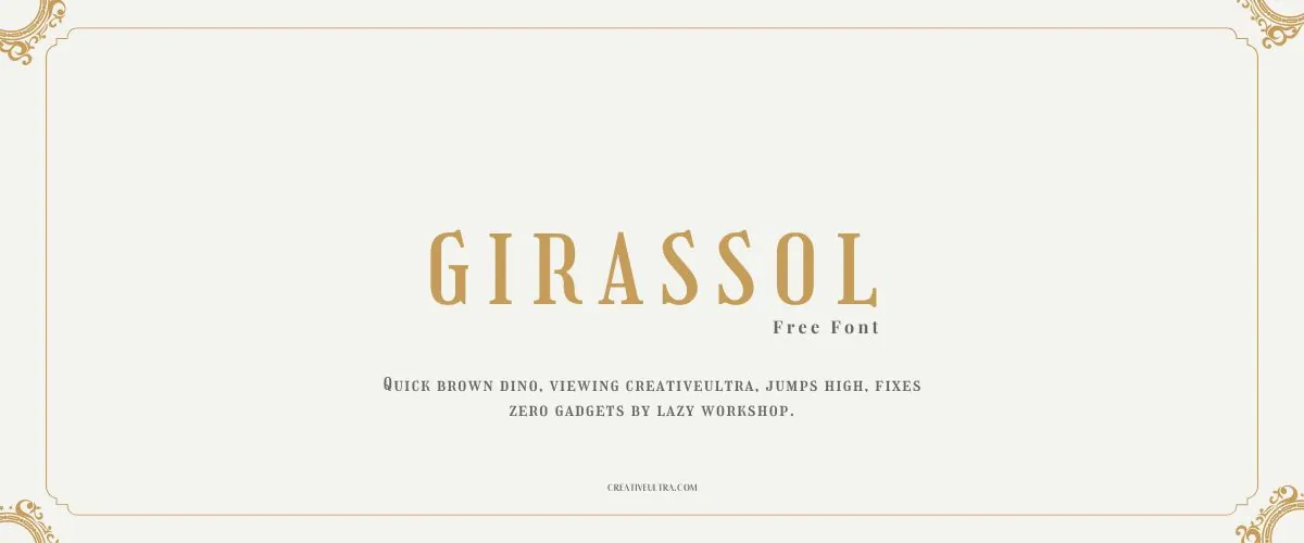 Girassol Font