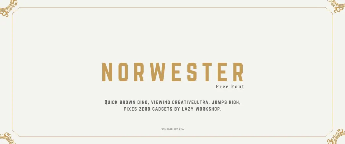 Norwester Font