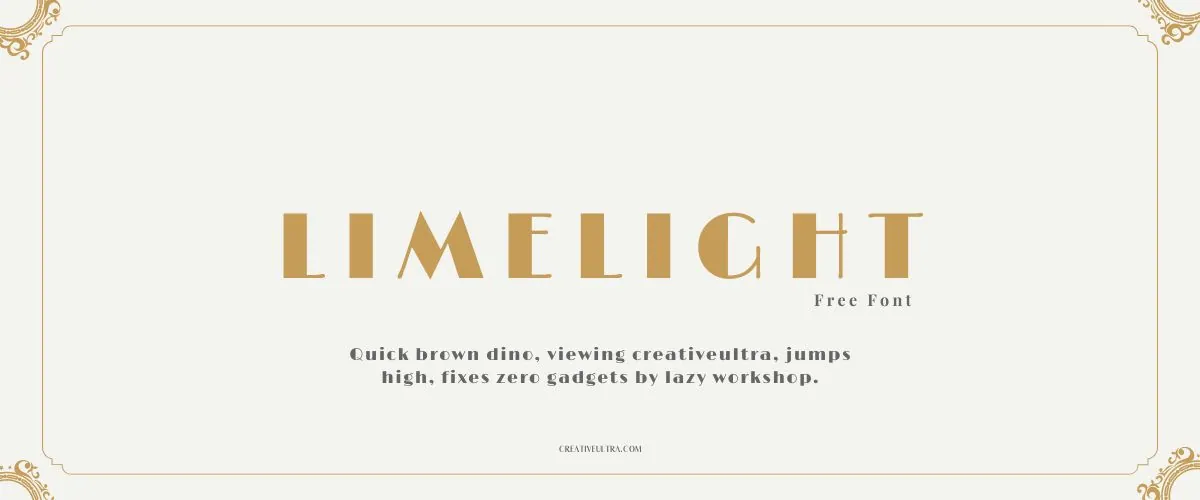 Limelight Font