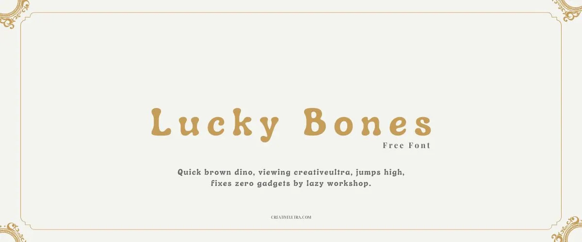 Lucky Bones Font