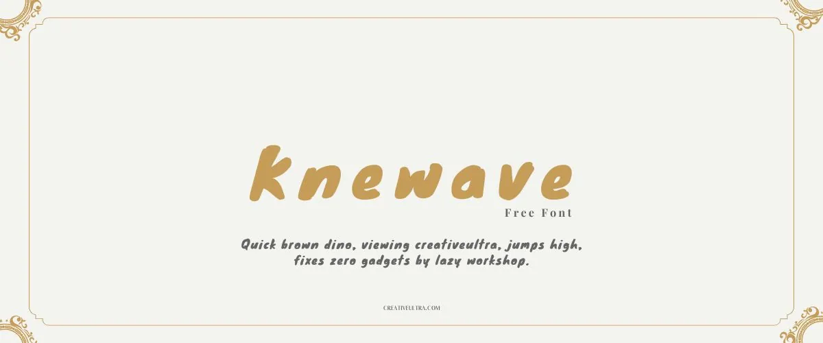 Knewave Font