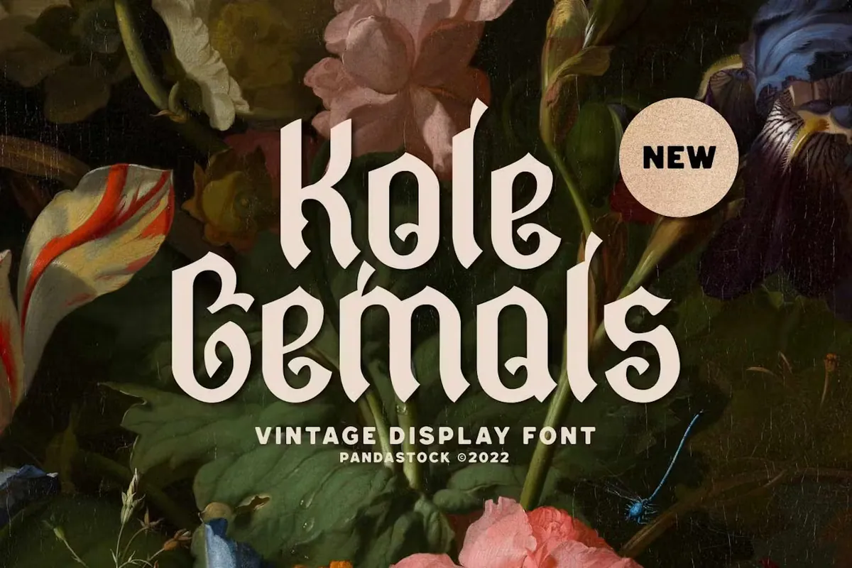 Kole Gemols - Mid Century Modern Font