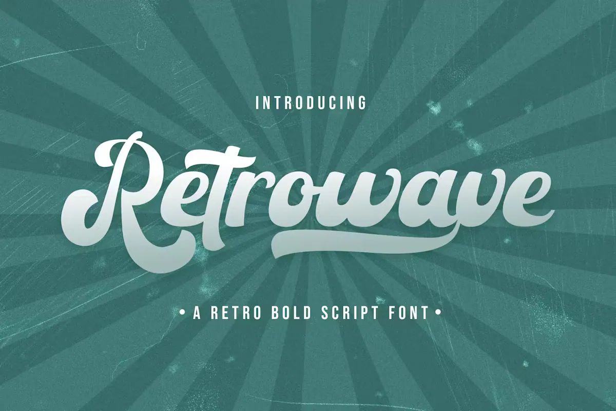 Retrowave - Retro Font