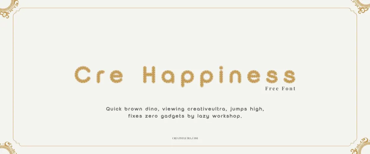 Cre Happiness Font