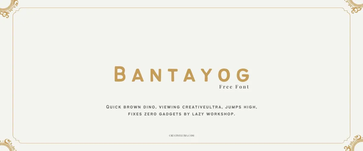 Bantayog Font