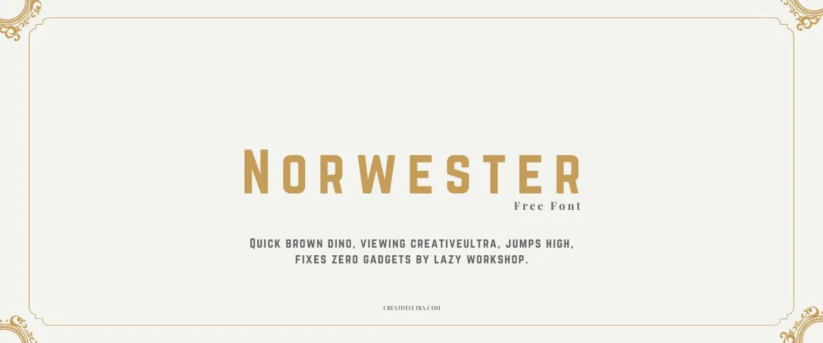 Norwester Font