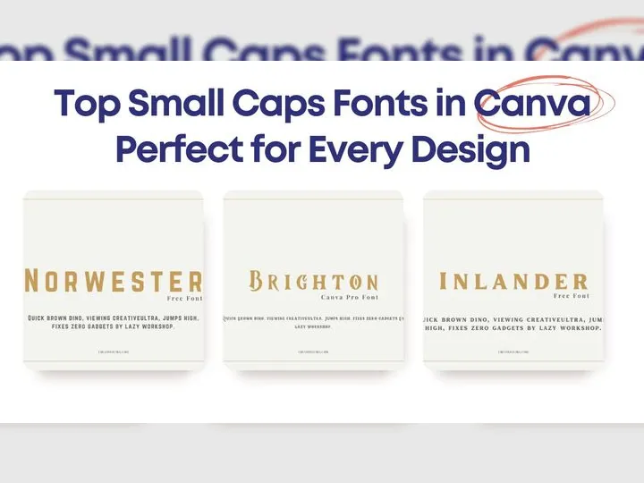 Top Small Caps Fonts in Canva Perfect for Every Design
