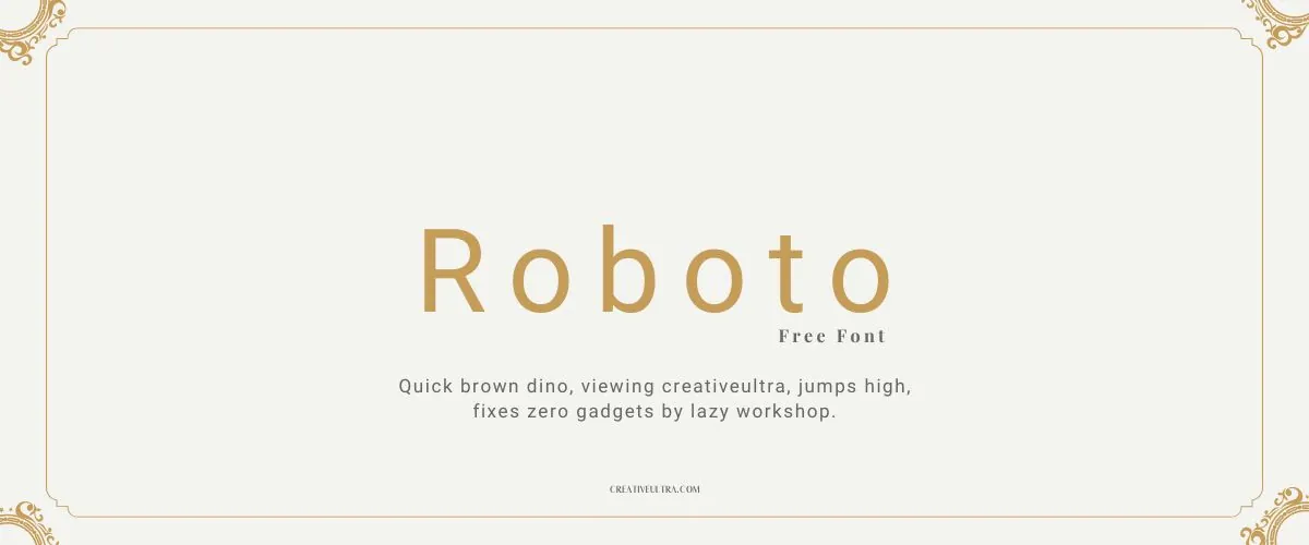 Roboto Font