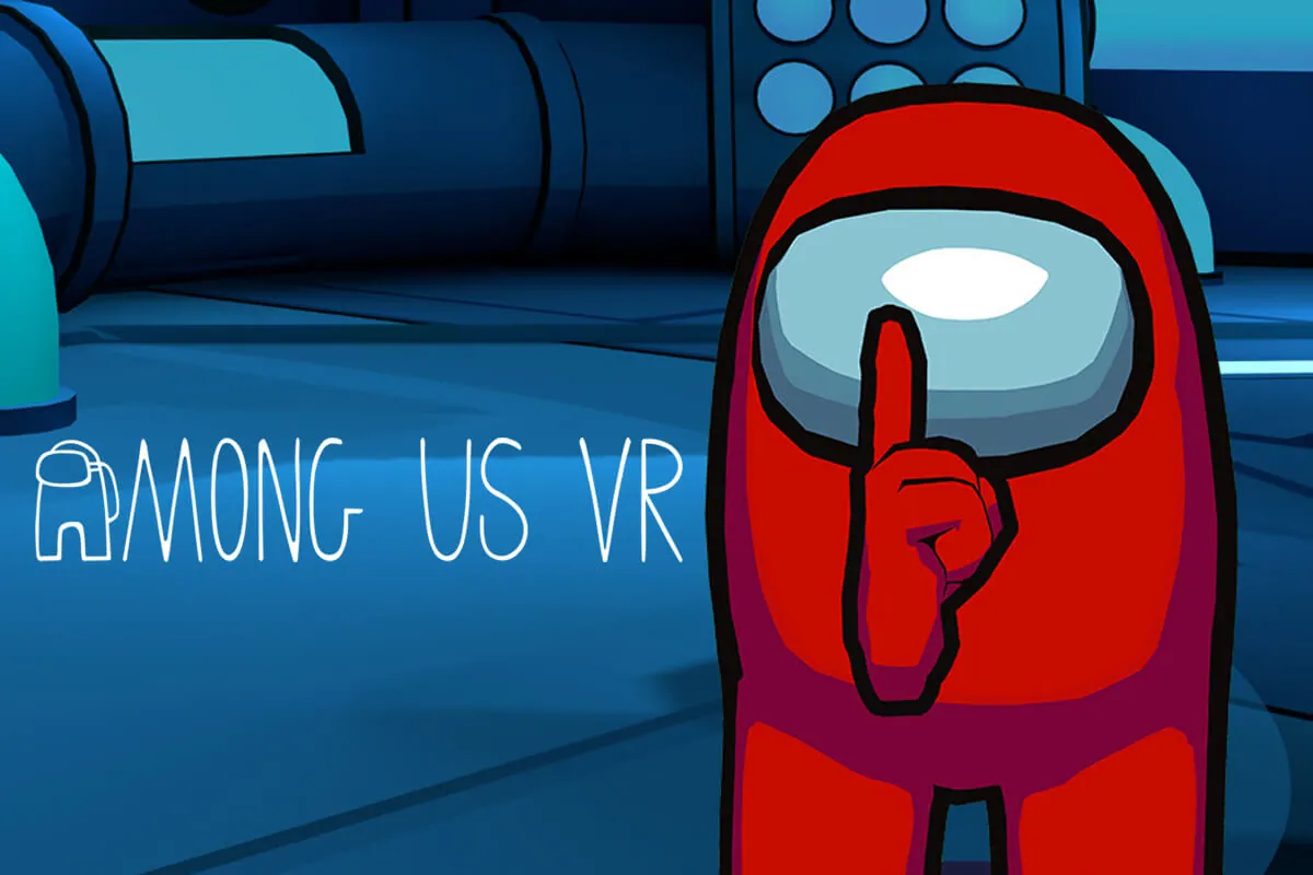 Image showing a character from Among Us VR.