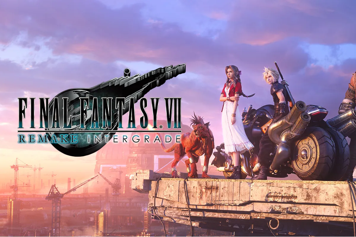 Characters from Final Fantasy VII in the cover image.