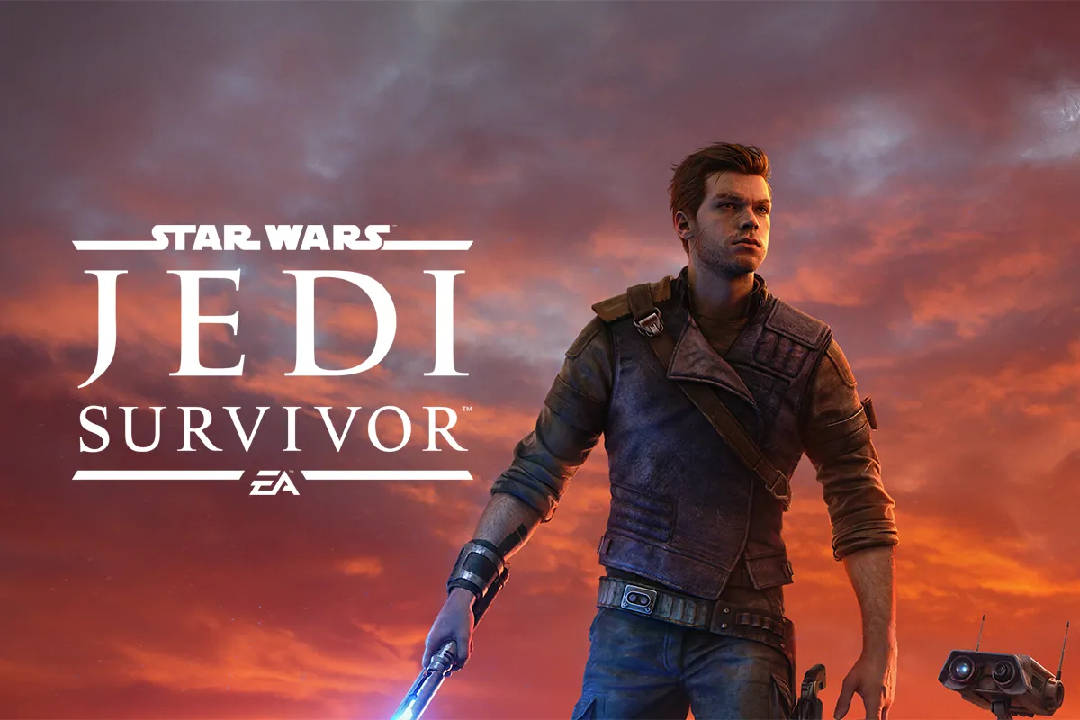 Jedi warrior from the Star Wars Survivor, ready to face any challenge.