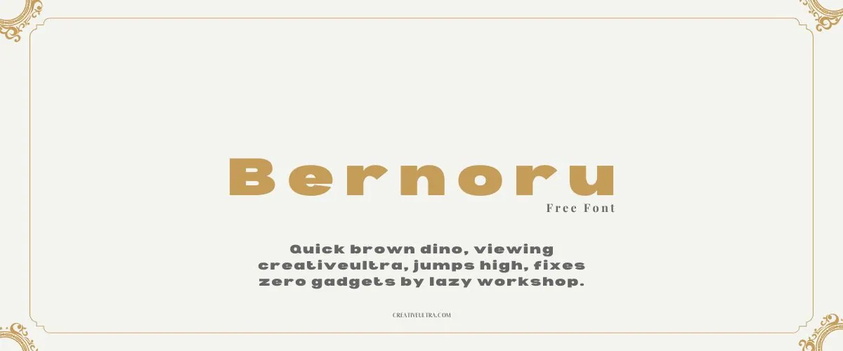 Bernoru Font