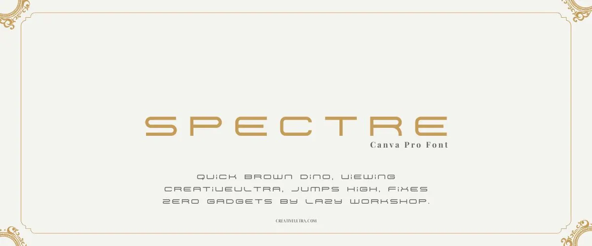 Spectre Font