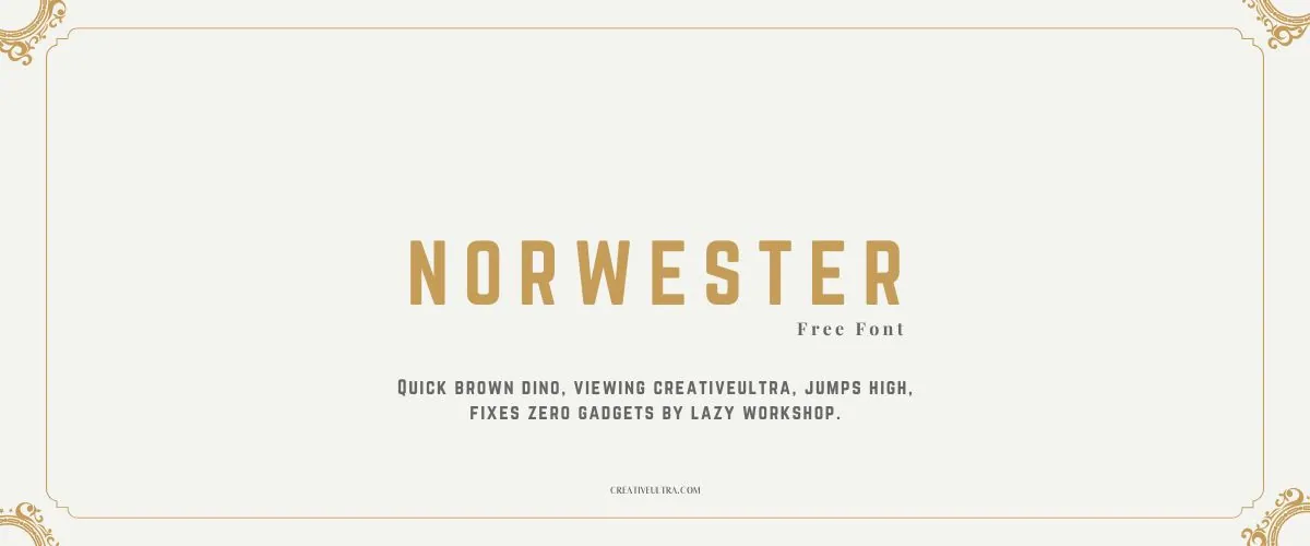 Norwester Font