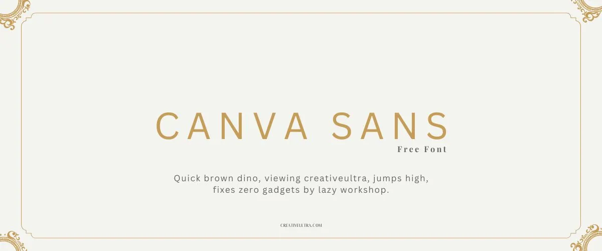 Canva Sans Font