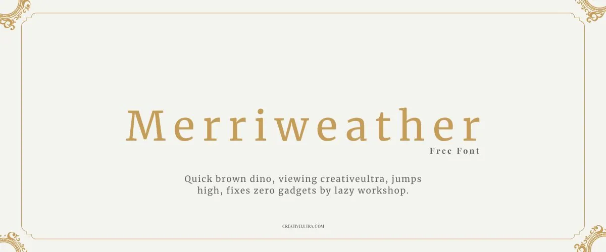 Merriweather Font