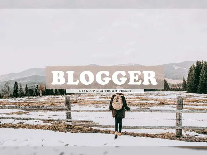 Blogger Lightroom Presets Cover