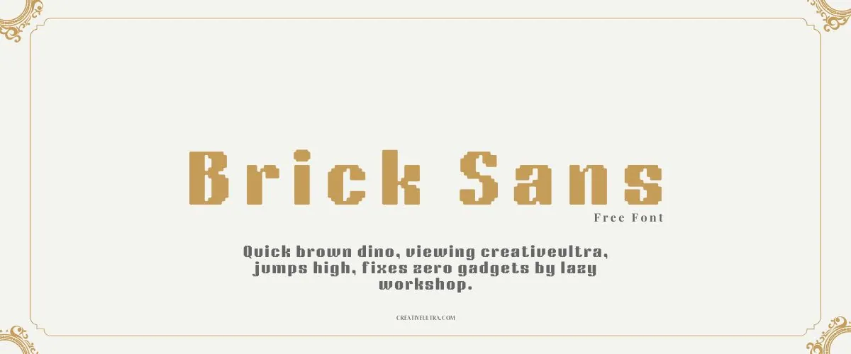 Brick Sans Font