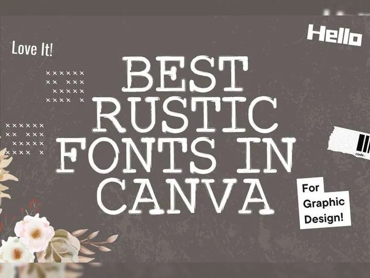 Best rustic Fonts in Canva