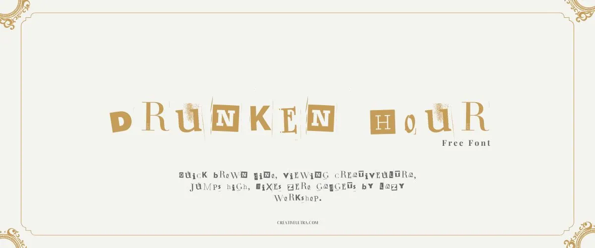 Drunken Hour Font