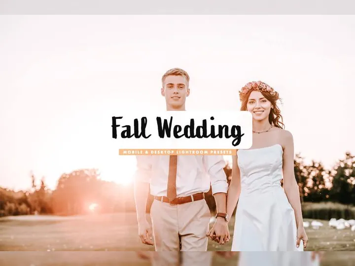 Fall Wedding Lightroom Presets For Mobile & Desktop Lightroom Preset Cover