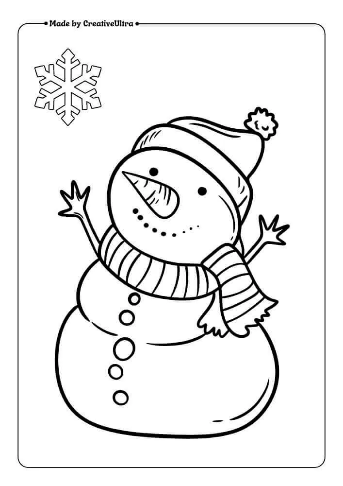 Frosty the Snowman coloring page