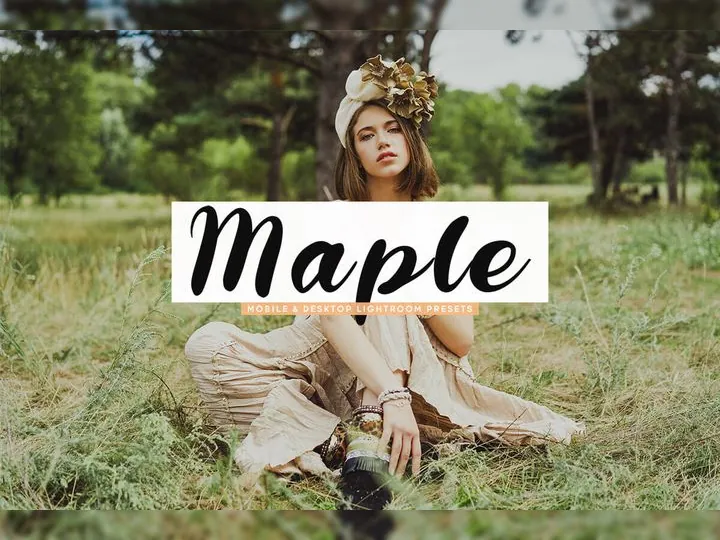 Maple Lightroom Preset For Mobile & Desktop Cover
