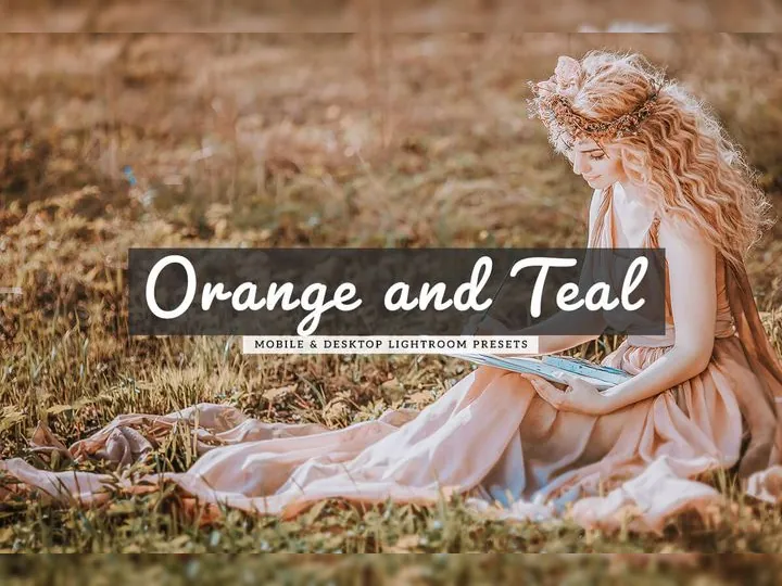 Orange and Teal Mobile Lightroom Presets Cover