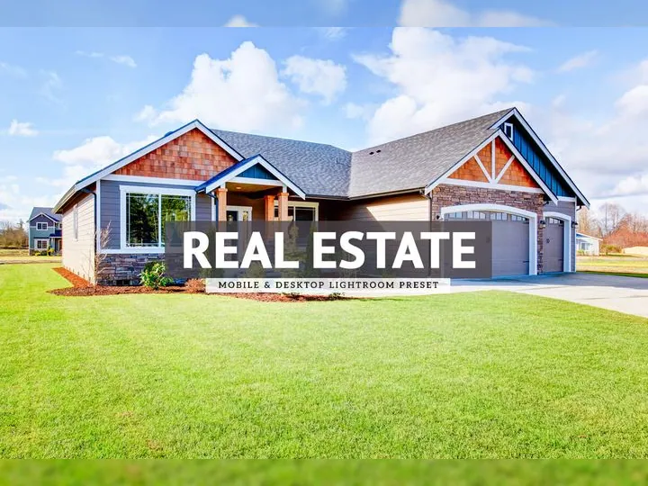 Real Estate Lightroom Preset For Mobile & Desktop Cover