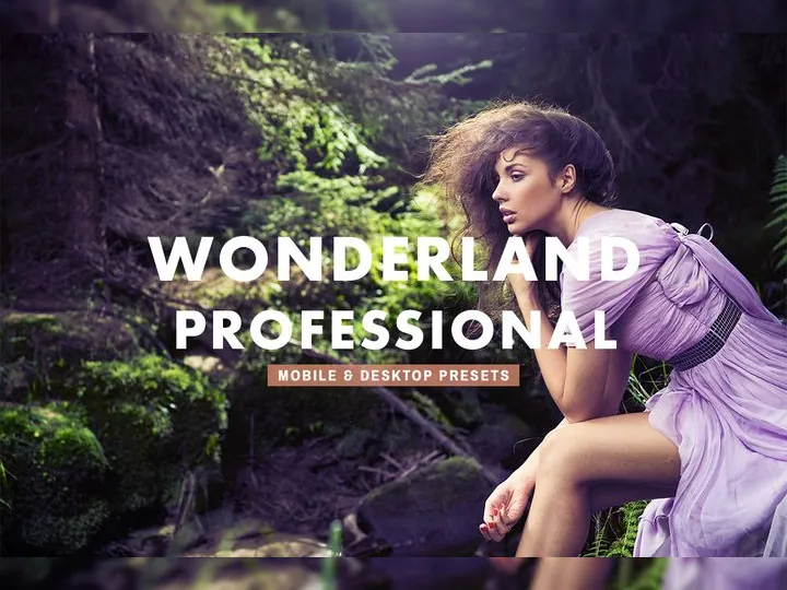 Wonderland Professional Lightroom Presets for Mobile & Desktop Cover Cover