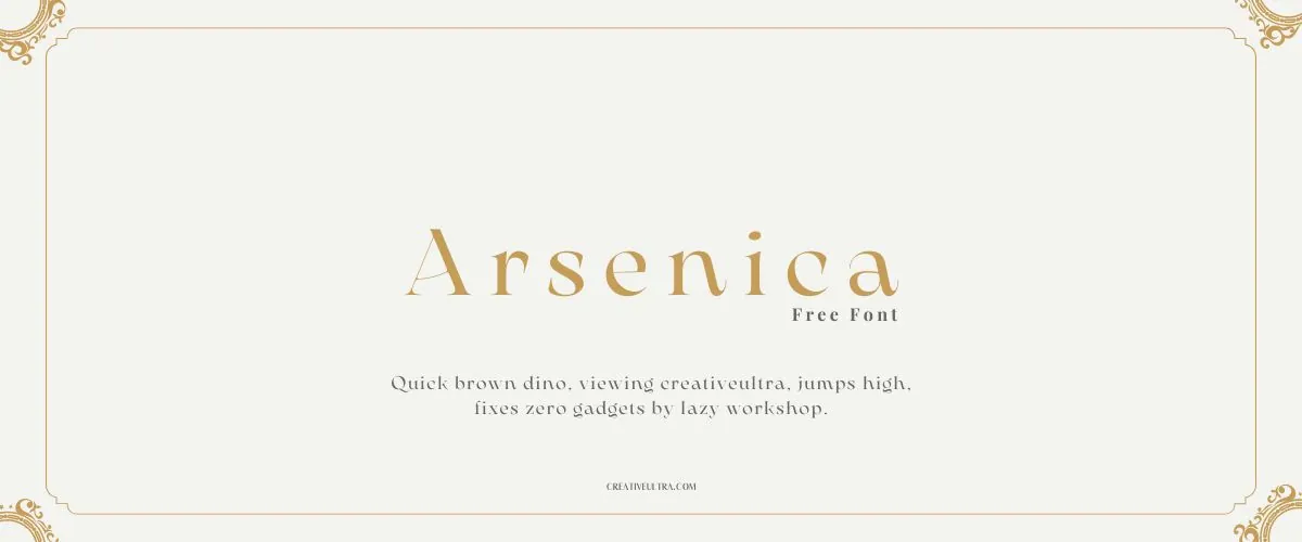 Arsenica Font