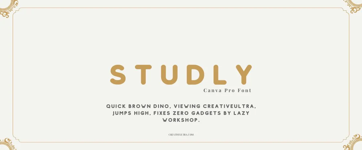 Studly Font