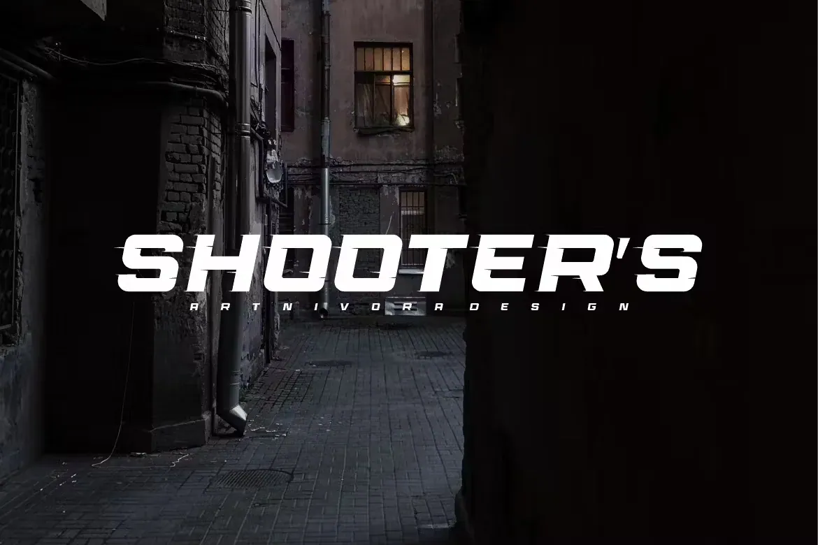 Shooter's - Modern Font