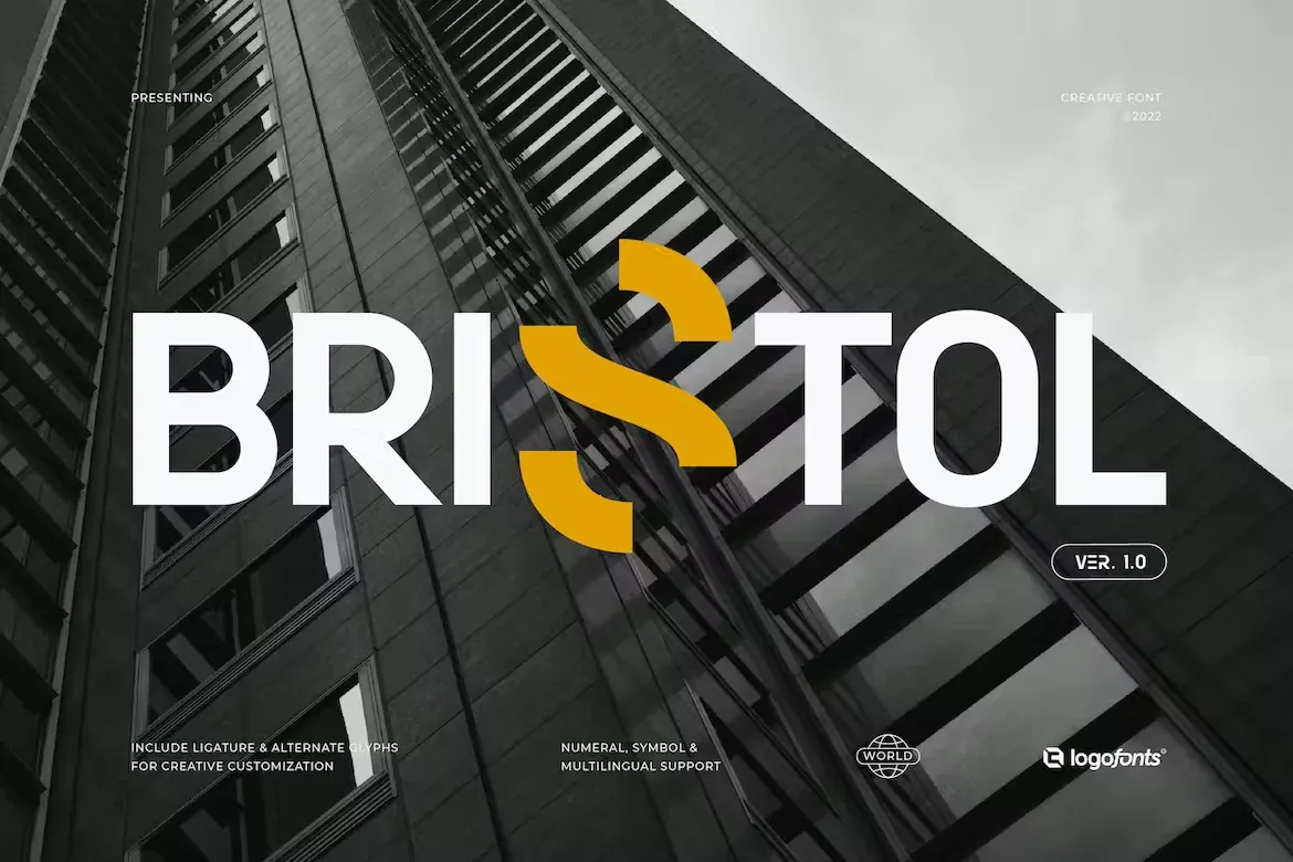 Bristol - Modern Font
