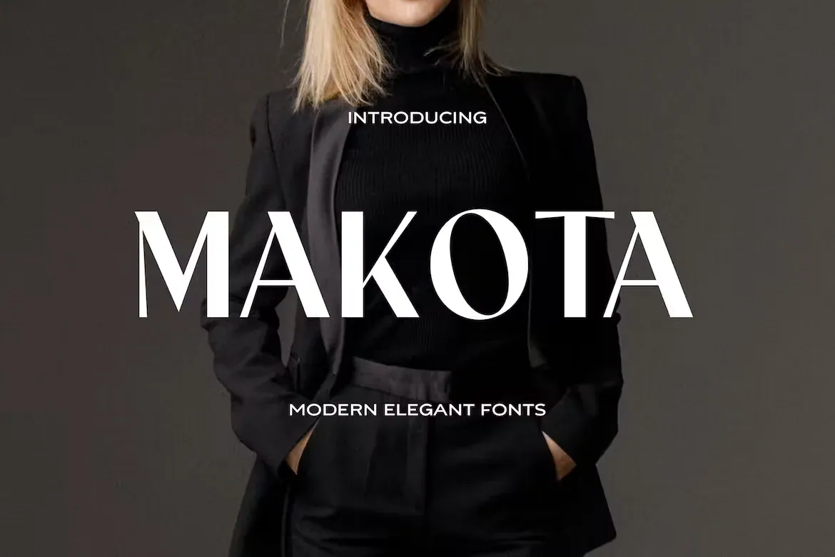 Makota Modern Font