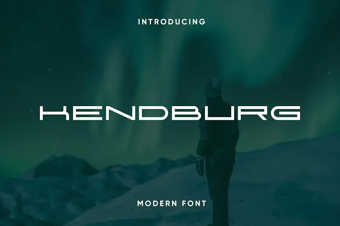 Kendburg Modern Font
