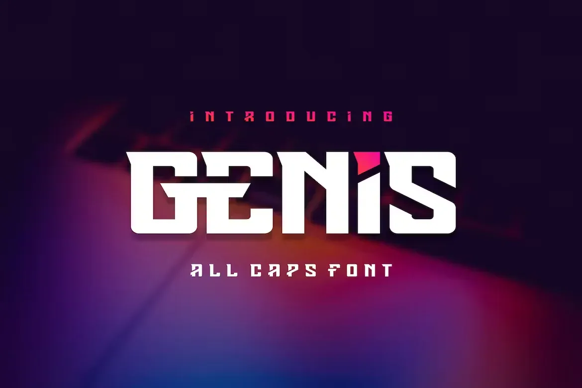 Genis Modern Font