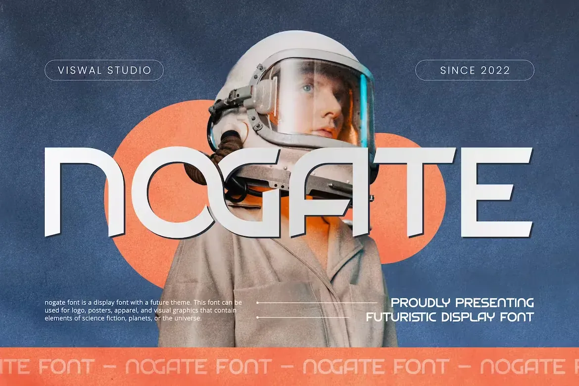 Nogate - Modern Font