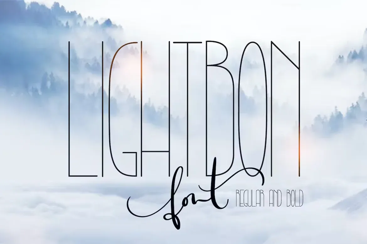 Lightbon Modern Font