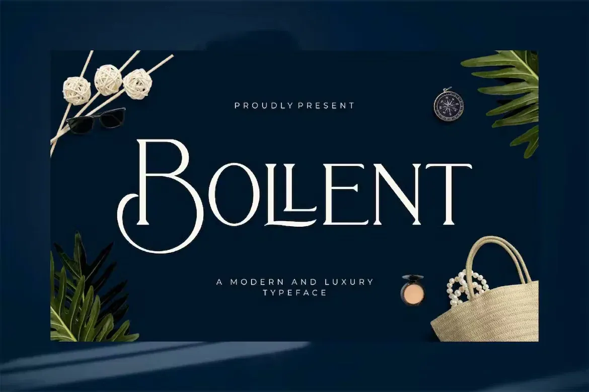 Modern Font - Bollent