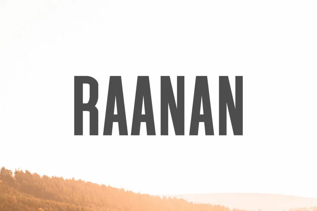Raanan Sans Serif Font