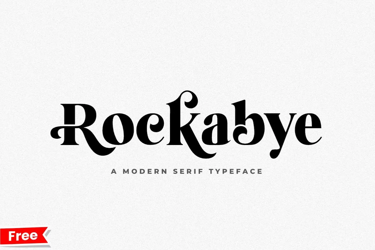 Rockabye Serif Font