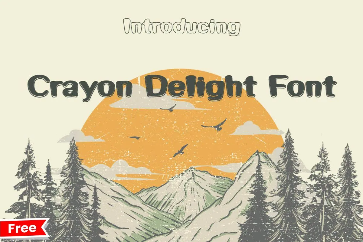 Crayon Delight Font