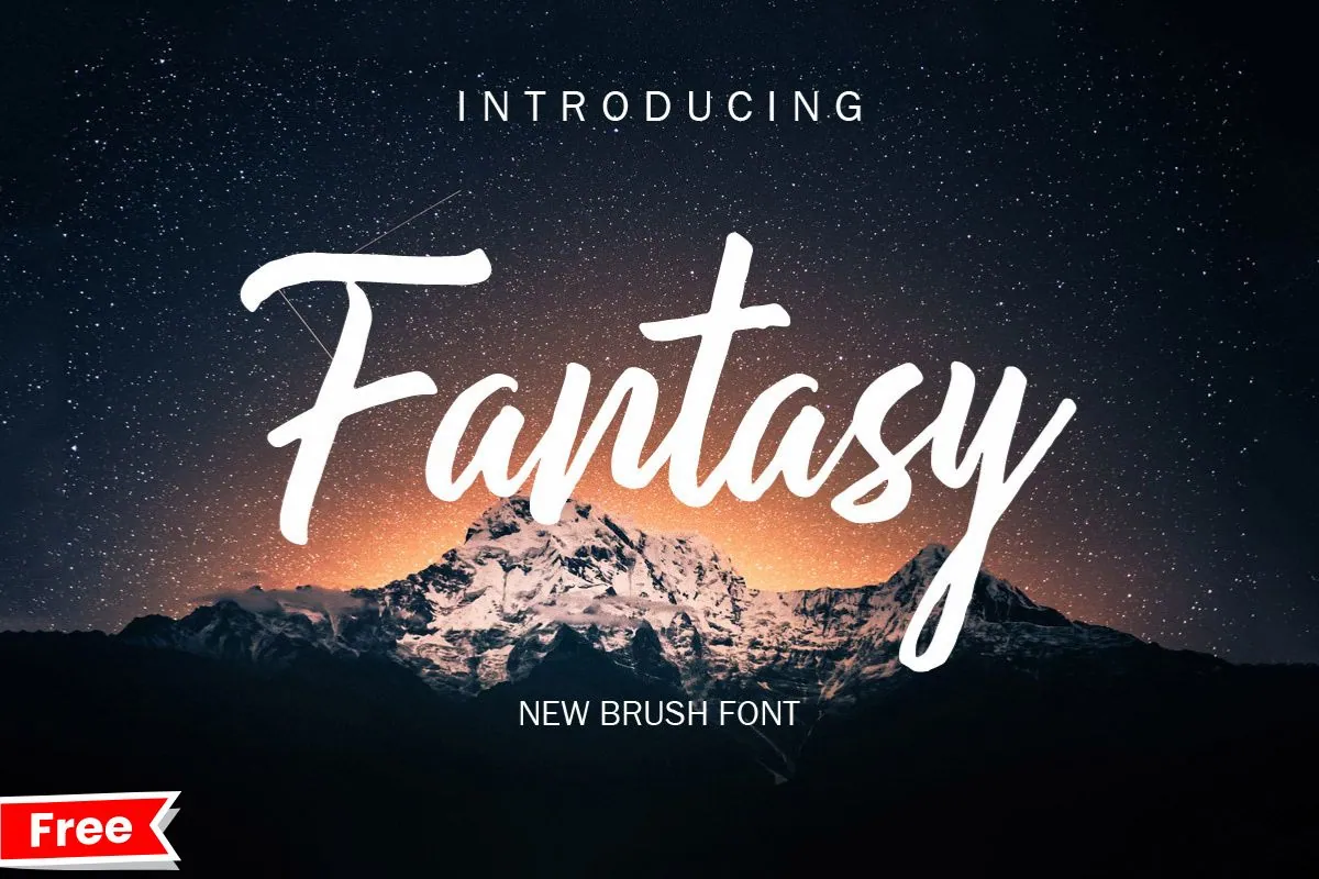 Fantasy Brush Font