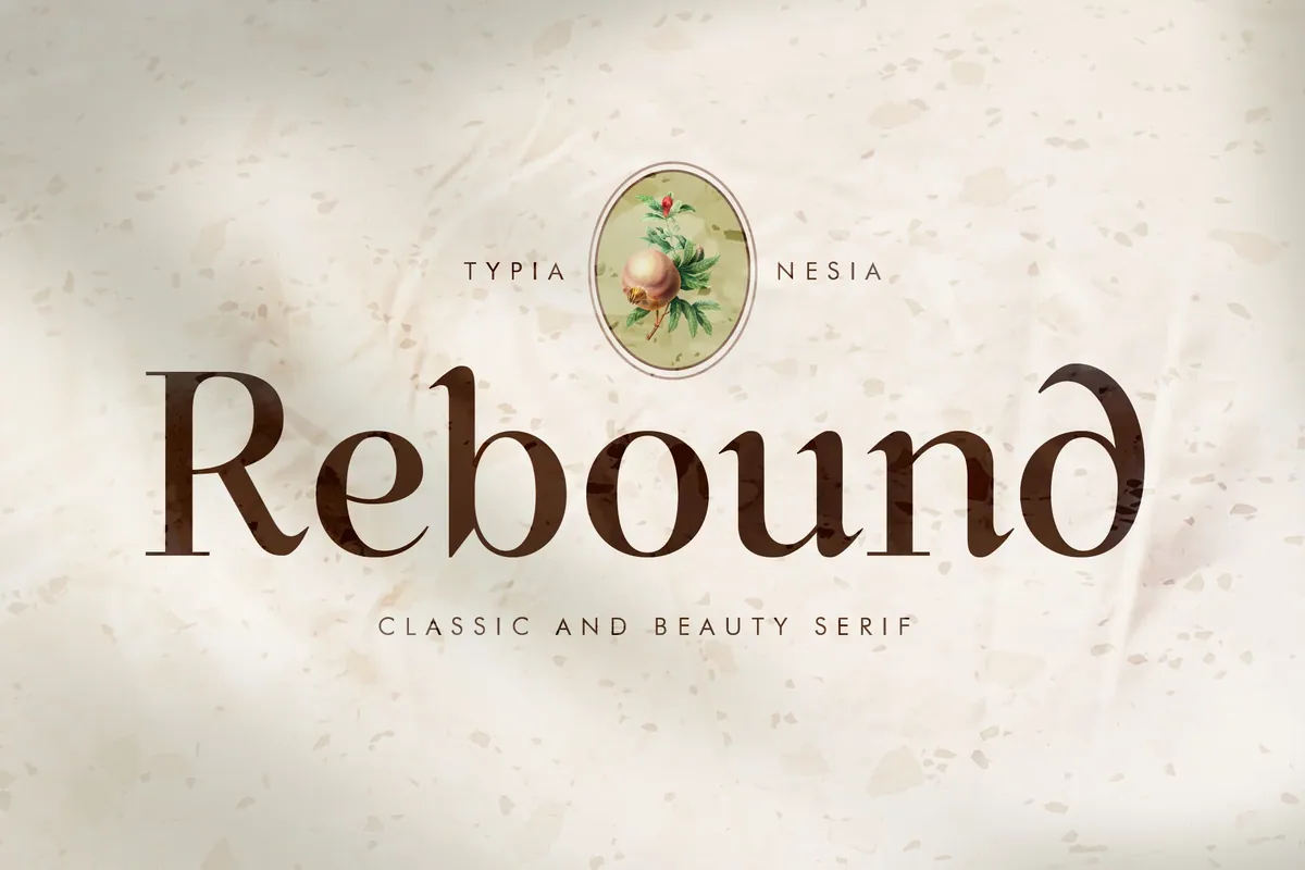Rebound - Classic Beauty Serif - Vintage Font
