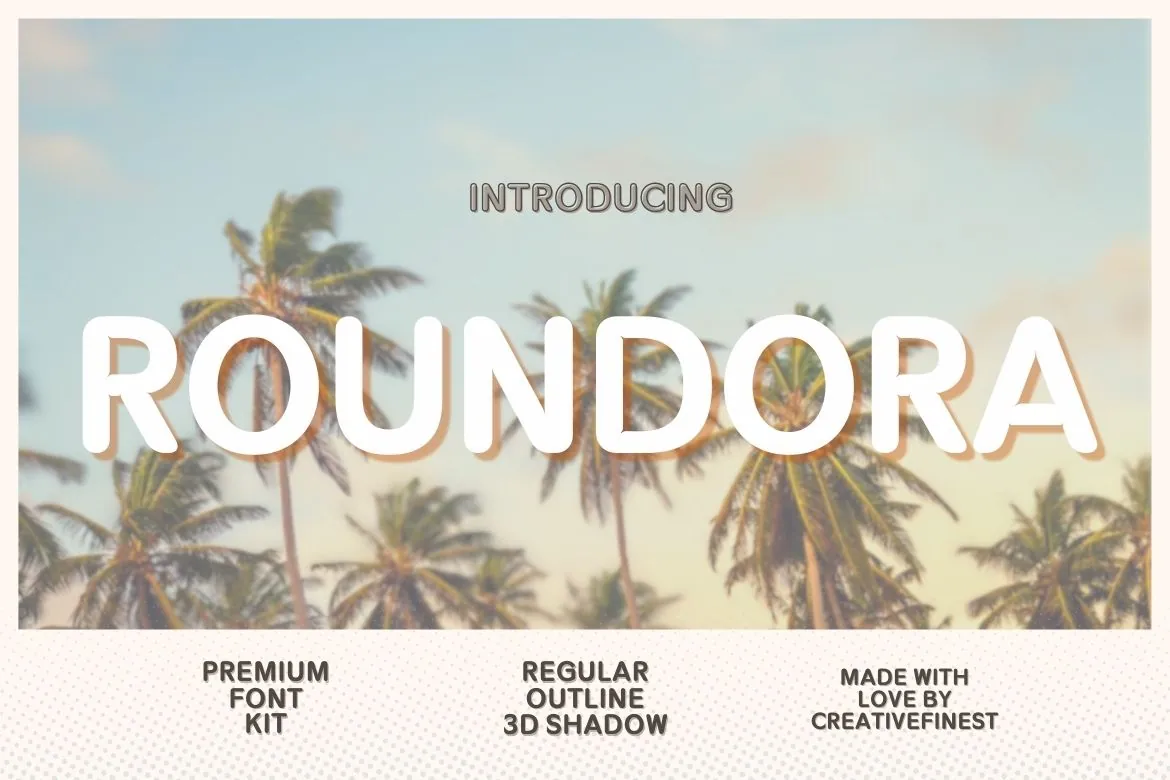 Roundora Modern Font