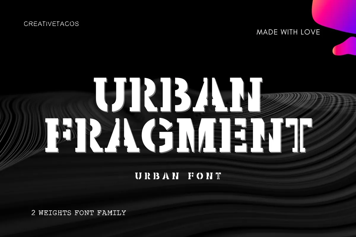 Urban Fragment Font