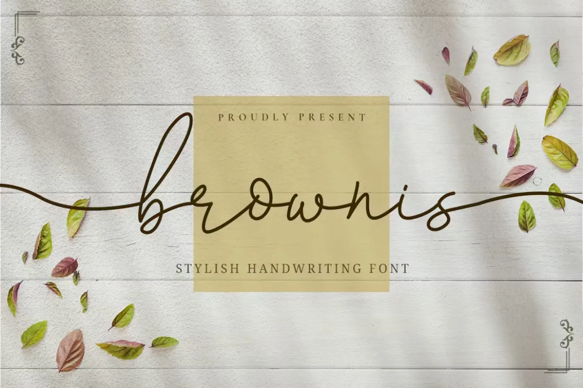 Brownis - Stylish Handwriting Font