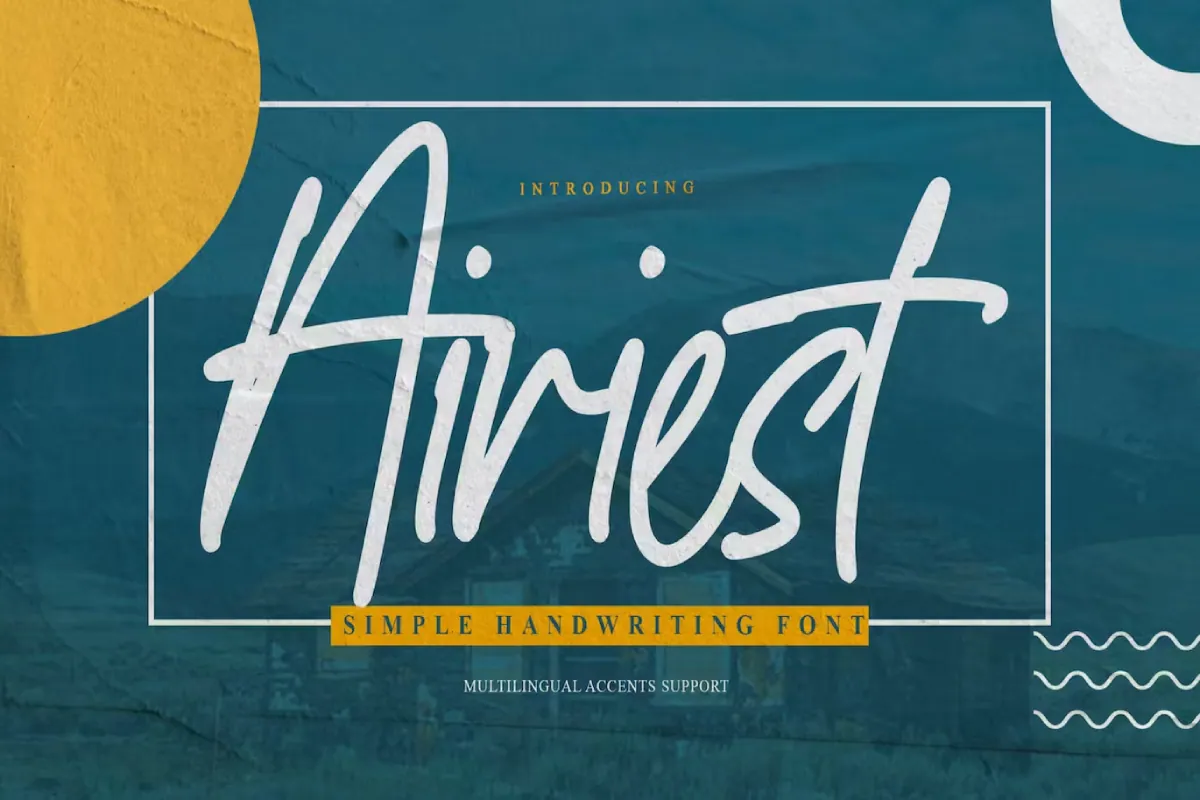 Airiest - Simple Handwriting Font