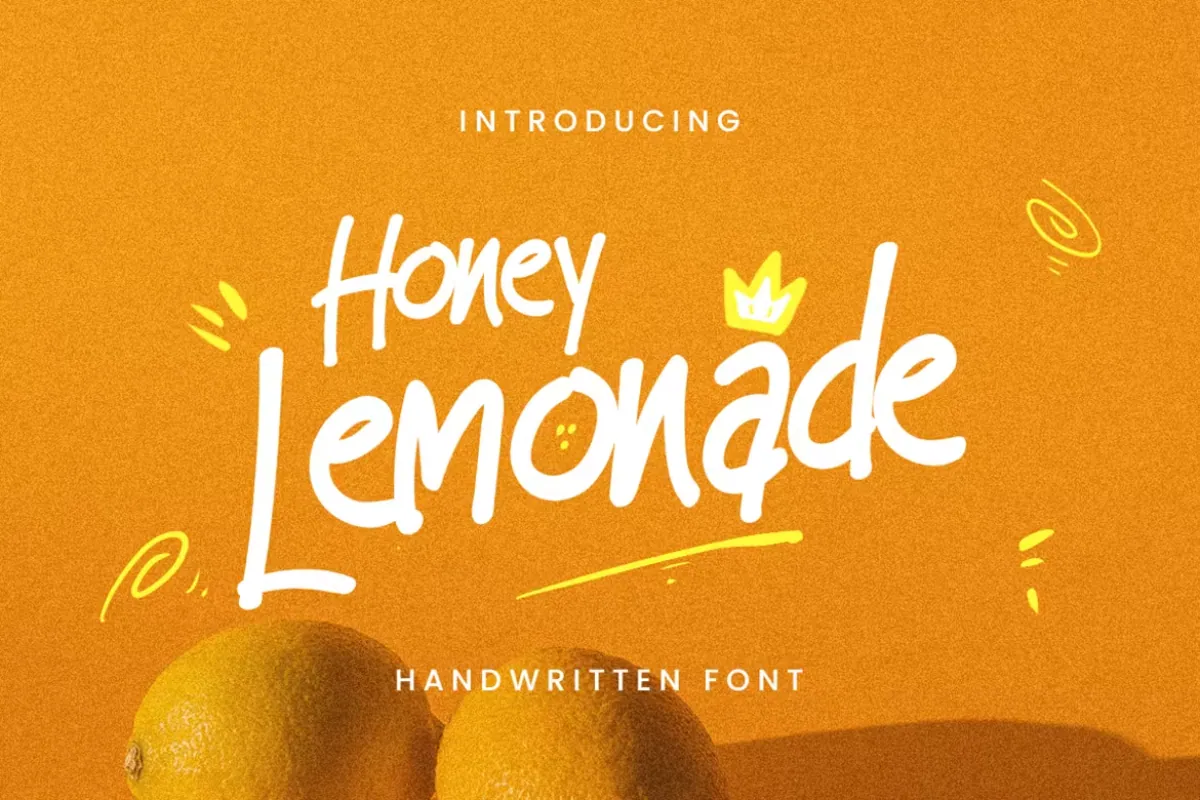 Honey Lemonade - Handwriting Font